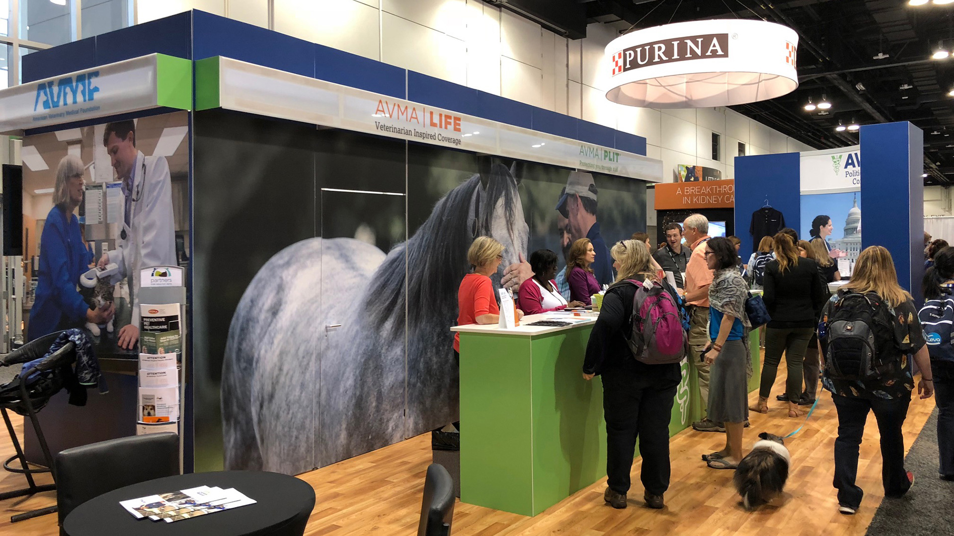 AVMA Convention Booth Example by Viper Tradeshow Services