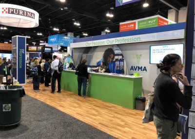 AVMA Information Booth Example by Viper Tradeshow Services