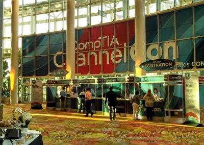 CompTIA Registration Booth for Events by Viper Tradeshow Services