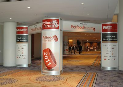 2011 Petfood Forum Tradeshow Entrance Display by Viper Tradeshow Services