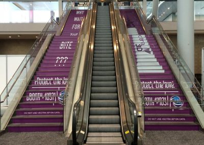 Stair Graphics Example by Viper Tradeshow Services