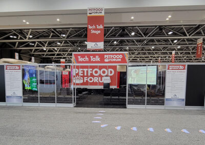 Petfood Forum Tech Talk Setup by Viper Tradeshow Services