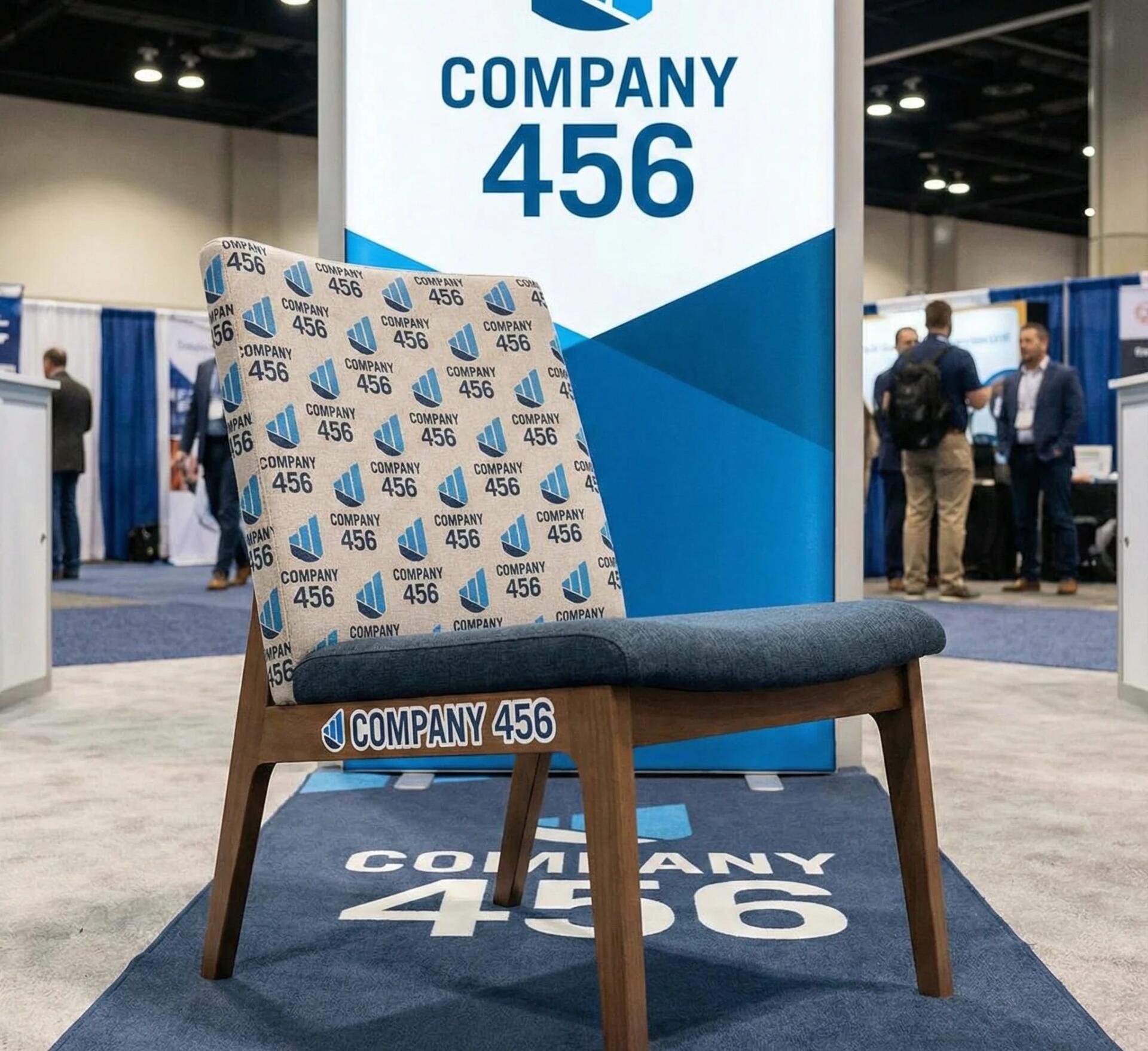trade show branded decor