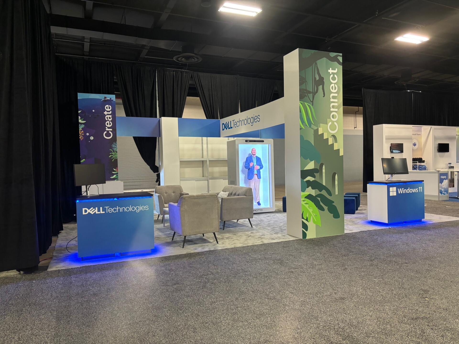 AVMA Information Booth Example by Viper Tradeshow Services